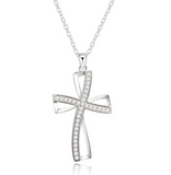 Moissanite Cross Necklace