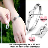 Lock Heart Couple Bracelet