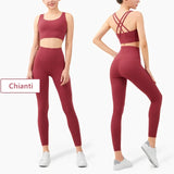 Seamless Yoga Set Gym Fitness Clothing Women Workout Set