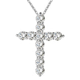 Moissanite Cross Necklace