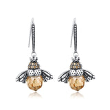 Bee Drop Earrings