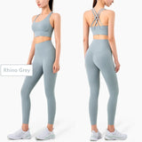 Seamless Yoga Set Gym Fitness Clothing Women Workout Set